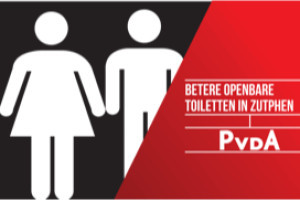 Betere en vrouwvriendelijkere urinoirs in Zutphen!