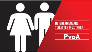 Betere en vrouwvriendelijkere urinoirs in Zutphen!