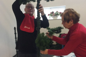 De Lunette in kerstsfeer met hulp van de PvdA